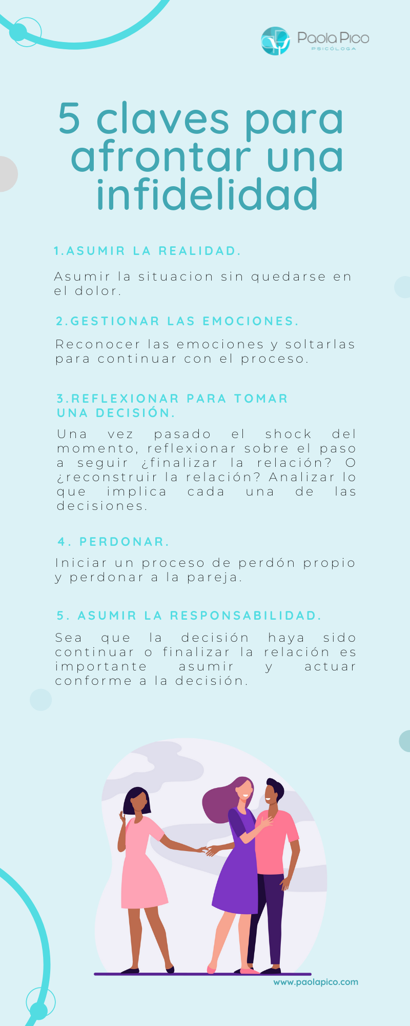 afrontar infidelidad