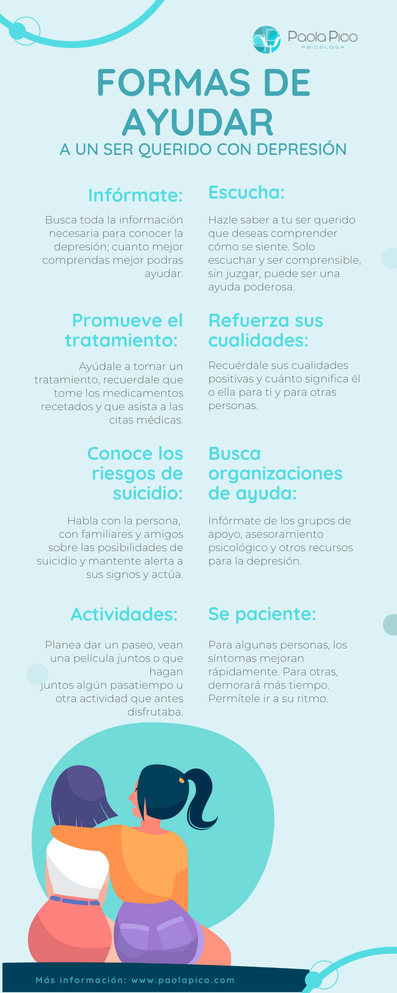 ¿Cómo apoyar a un familiar o amigo con depresión?
