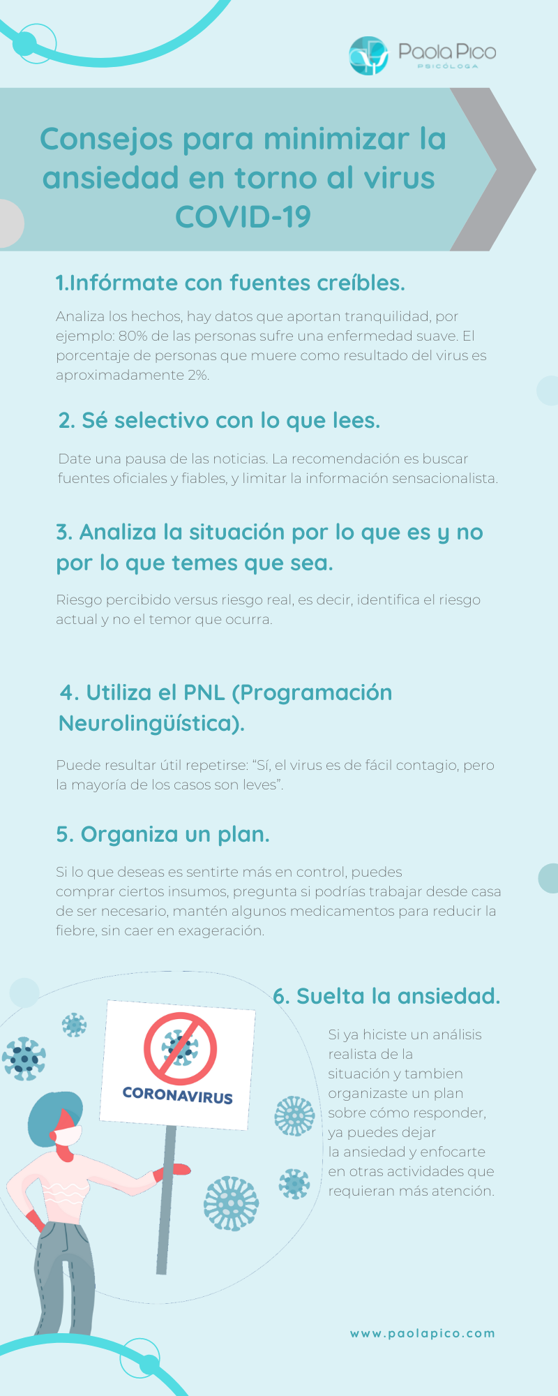Minimizar ansiedad coronavirus