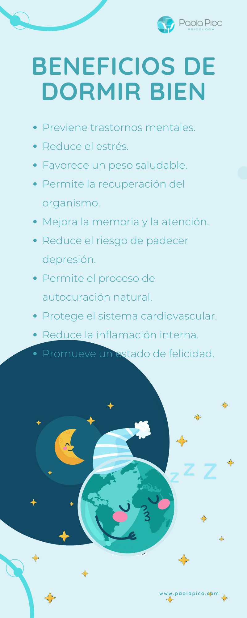 La importancia de dormir bien